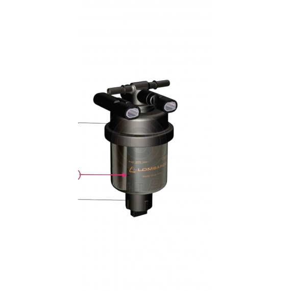 Filtre à gasoil complet Moteur Lombardini LDW 442 DCi, LDW 492 DCi et LDW 480 HDi